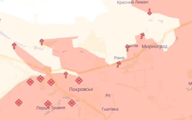 DeepState: Окупанти зосереджують війська у Покровську, готуючи блокаду Мирнограду