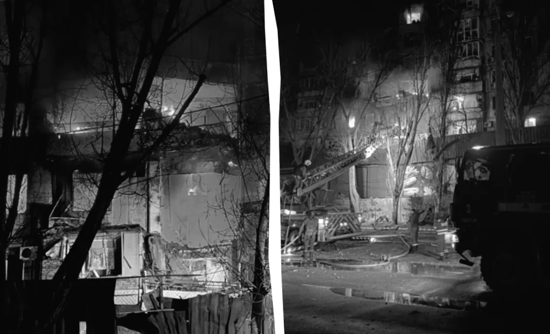 В нічному нападі на Одесу росіяни пошкодили будівлю: є жертви та руйнування