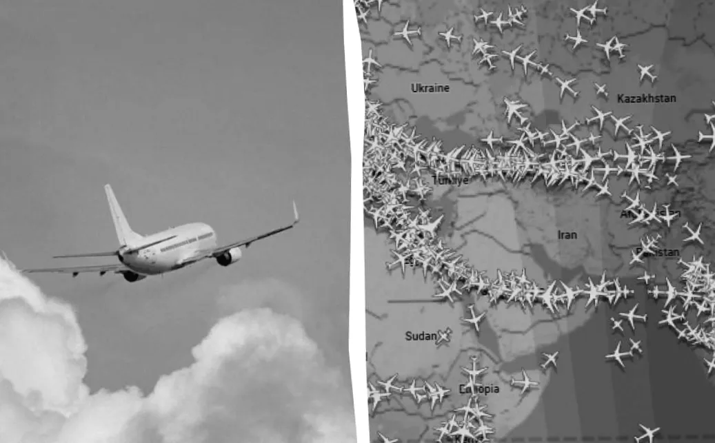 Закриття неба на Близькому Сході: як нові обмеження змінять глобальні авіамаршрути