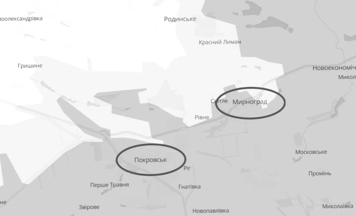 Росіяни розширили контроль у Покровську та Мирнограді: нові дані від DeepState