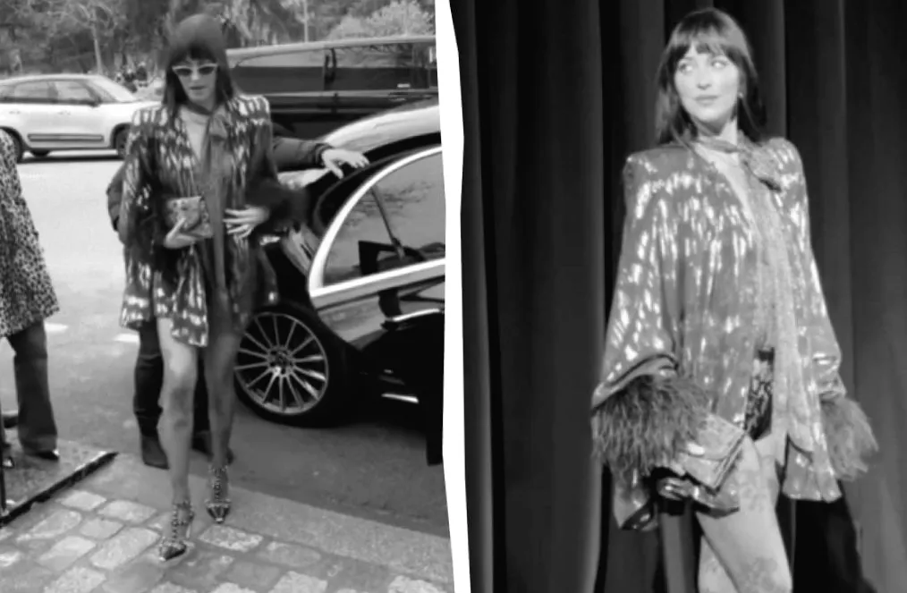 Дакота Джонсон несподівано повернула до життя культові туфлі — усі деталі в кадрі (фото, відео)