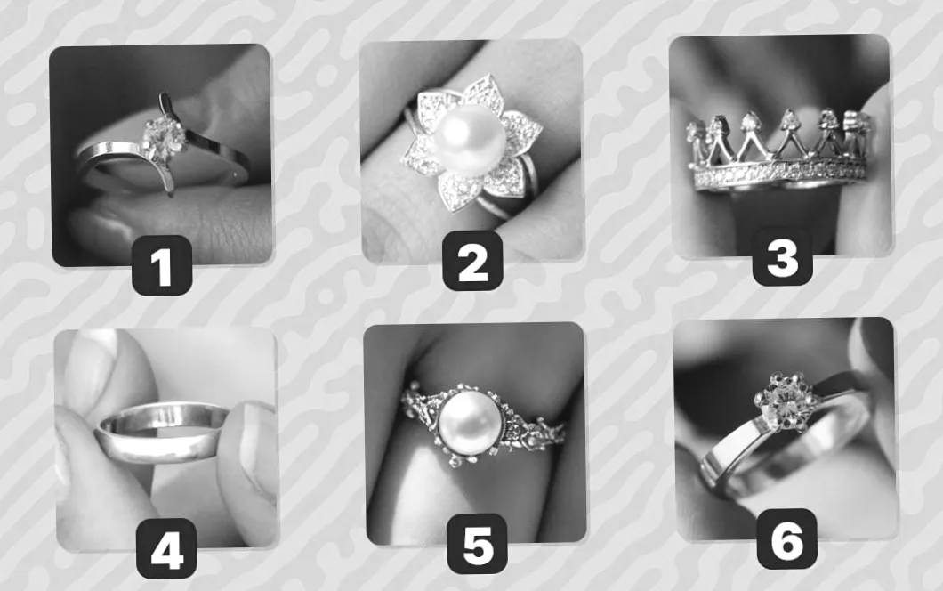 Виберіть каблучку – дізнайтеся, що приховує ваш характер