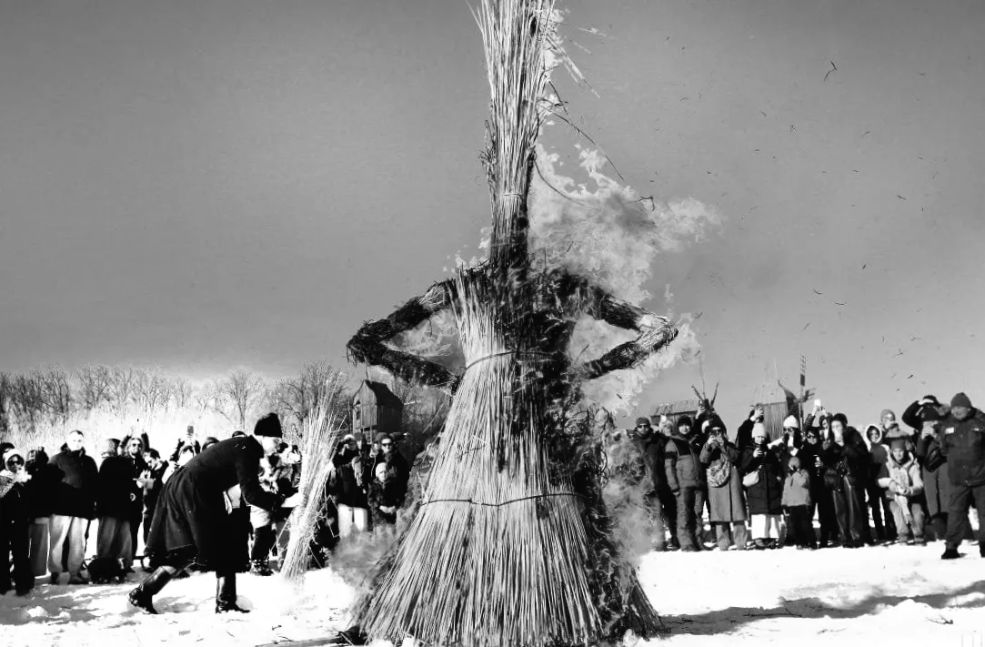 Загадкові вогні та зимові обряди: Масниця у Пирогові крізь об’єктив 2026 року