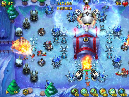Fieldrunners for iPad
